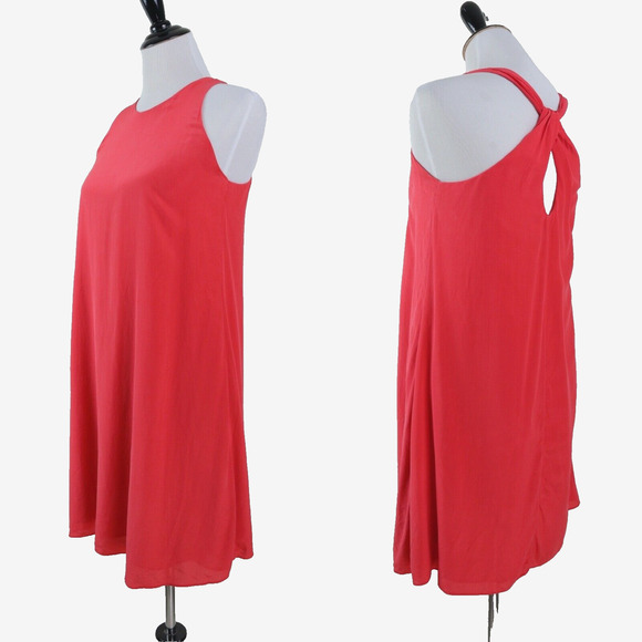 Cynthia Rowley Size 4 100% Silk A-Line Mini Dress Orange *as is* - Picture 1 of 10